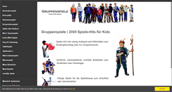 Desktop Screenshot of gruppenspiele-hits.de